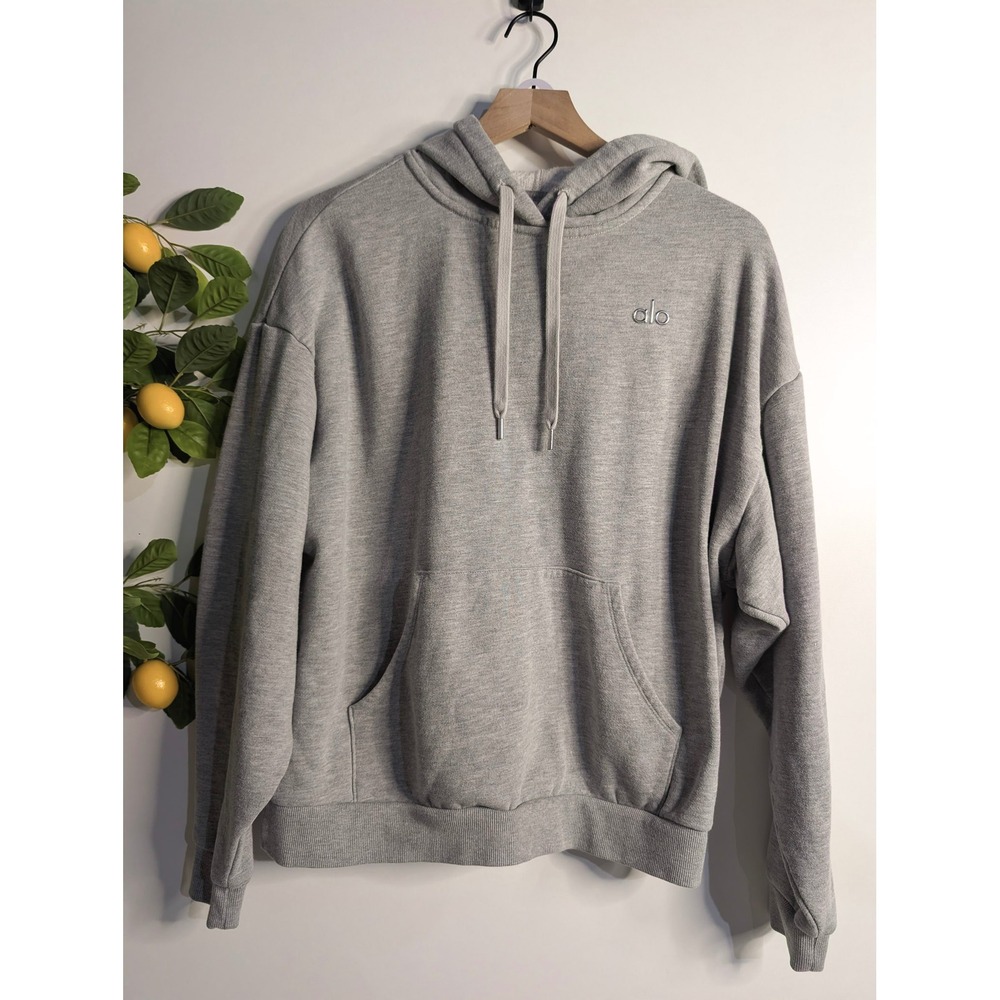 Alo Accolade Hoodie Grey Sz M